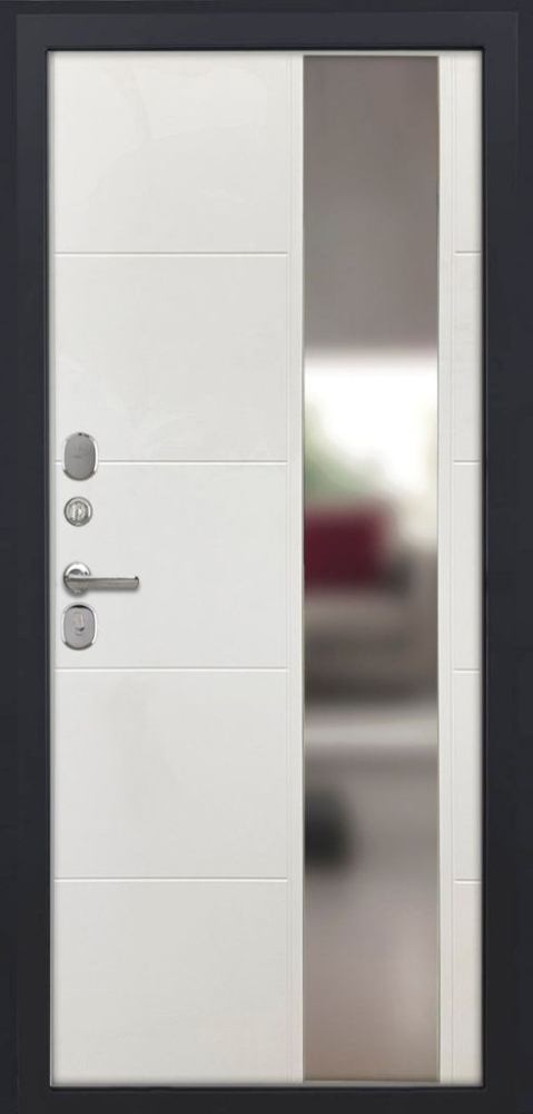 Товар Дверь ДвериПРО Квадро ФЛЗ-649 капучино (зеркало) DPRO195750