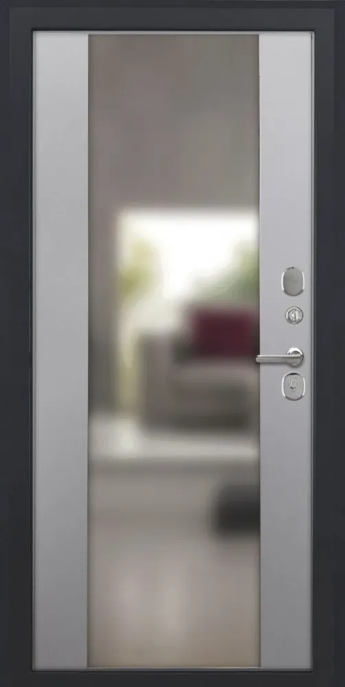 Товар Дверь ДвериПРО Элфи Алиса (16мм, ПВХ Софт грей, зеркало) DPRO222029