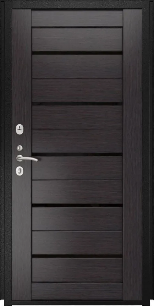 Товар Дверь ДвериПРО Авеста СБ-1 (лак.черное, 16мм, венге) DPRO195838