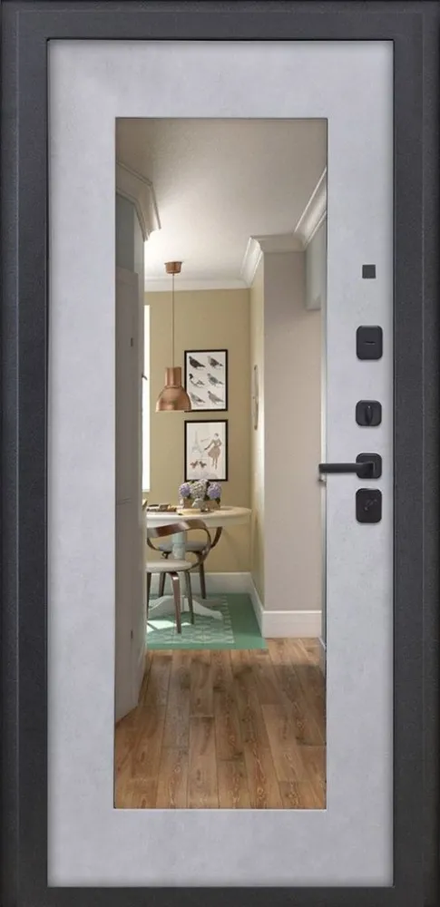 Товар Дверь ДвериПРО Термо серебро ФЛЗ-603 Бетон снежный DPRO222632